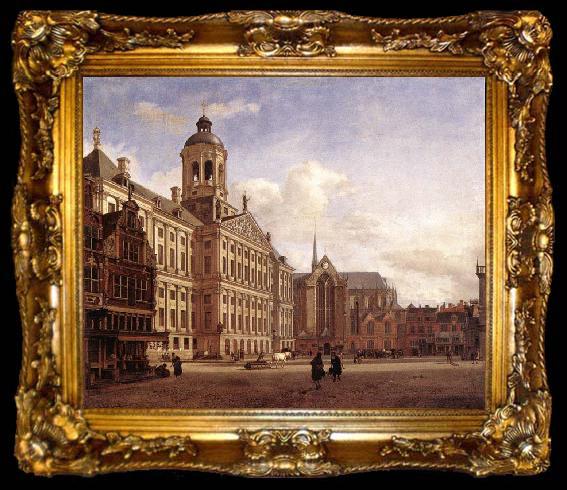 framed  HEYDEN, Jan van der The New Town Hall in Amsterdam after, ta009-2